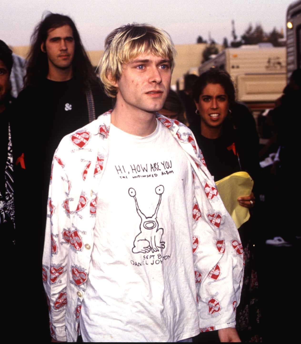 1992 Universal City, MTV Awards, Kurt Cobain