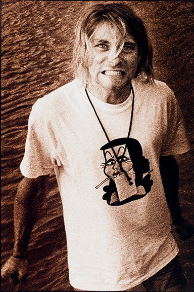 Kurt Cobain, Nirvana, portrait, Wien, Rotterdam, Netherlands, 31st August 1991