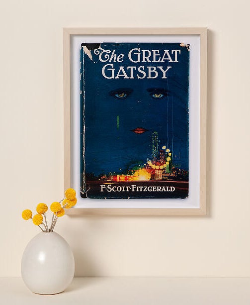 Wall print of the cover of &quot;The Great Gatsby&quot;