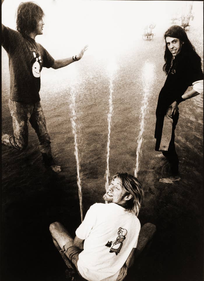 Nirvana, portrait, Wien, Rotterdam, Netherlands, 31st August 1991