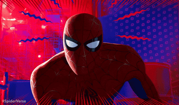 Spiderman&#x27;s spidey senses tingle in Spider-Man: Into The Spider-Verse