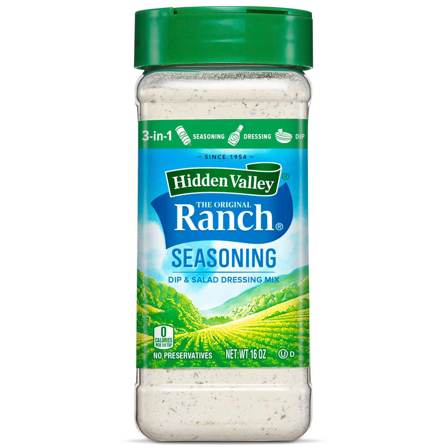 A bottle of Hidden Valley ranch seasoning