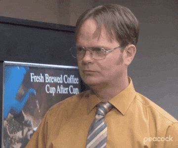 Dwight says, &quot;You have a beautiful round head,&quot; on The Office