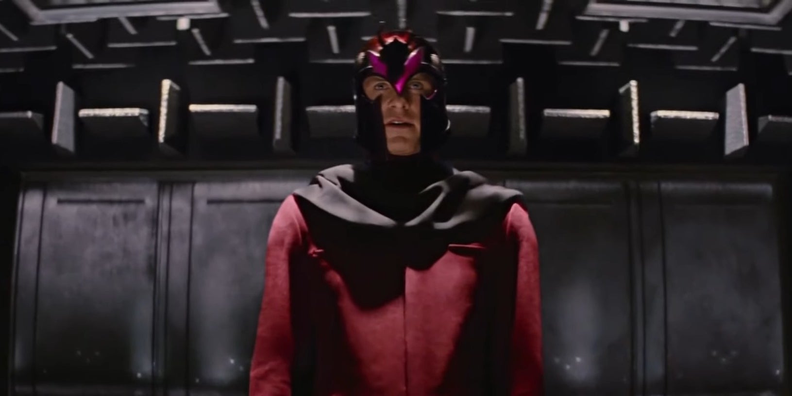 Erik dressed as Magneto in Emma Frost&#x27;s cell in &quot;X-Men: First Class&quot;