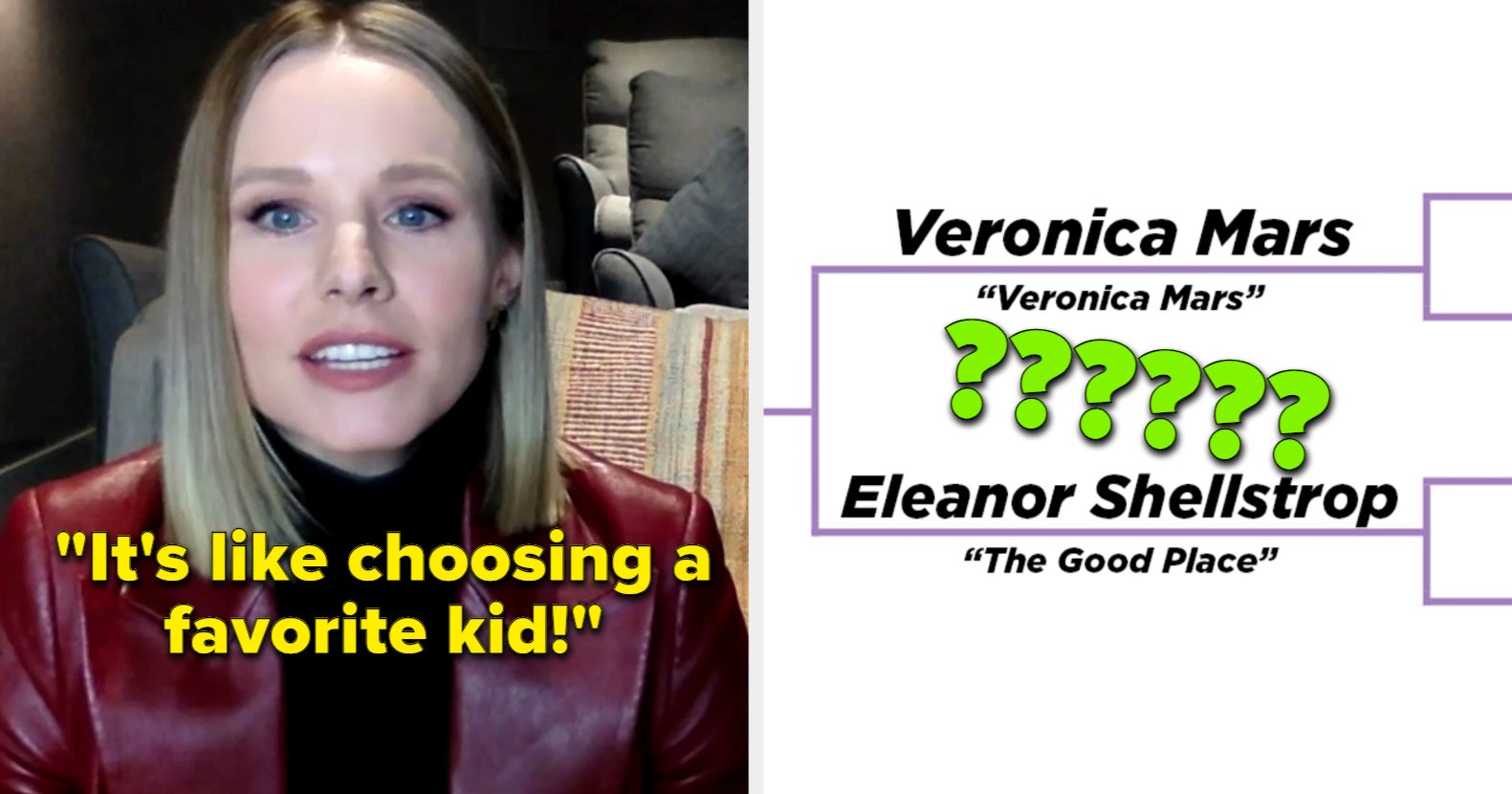 Kristen Bell Had To Choose Between 16 Of Her Iconic TV And Movie Roles, And I Bet You Can Guess Which One Is Her Favorite