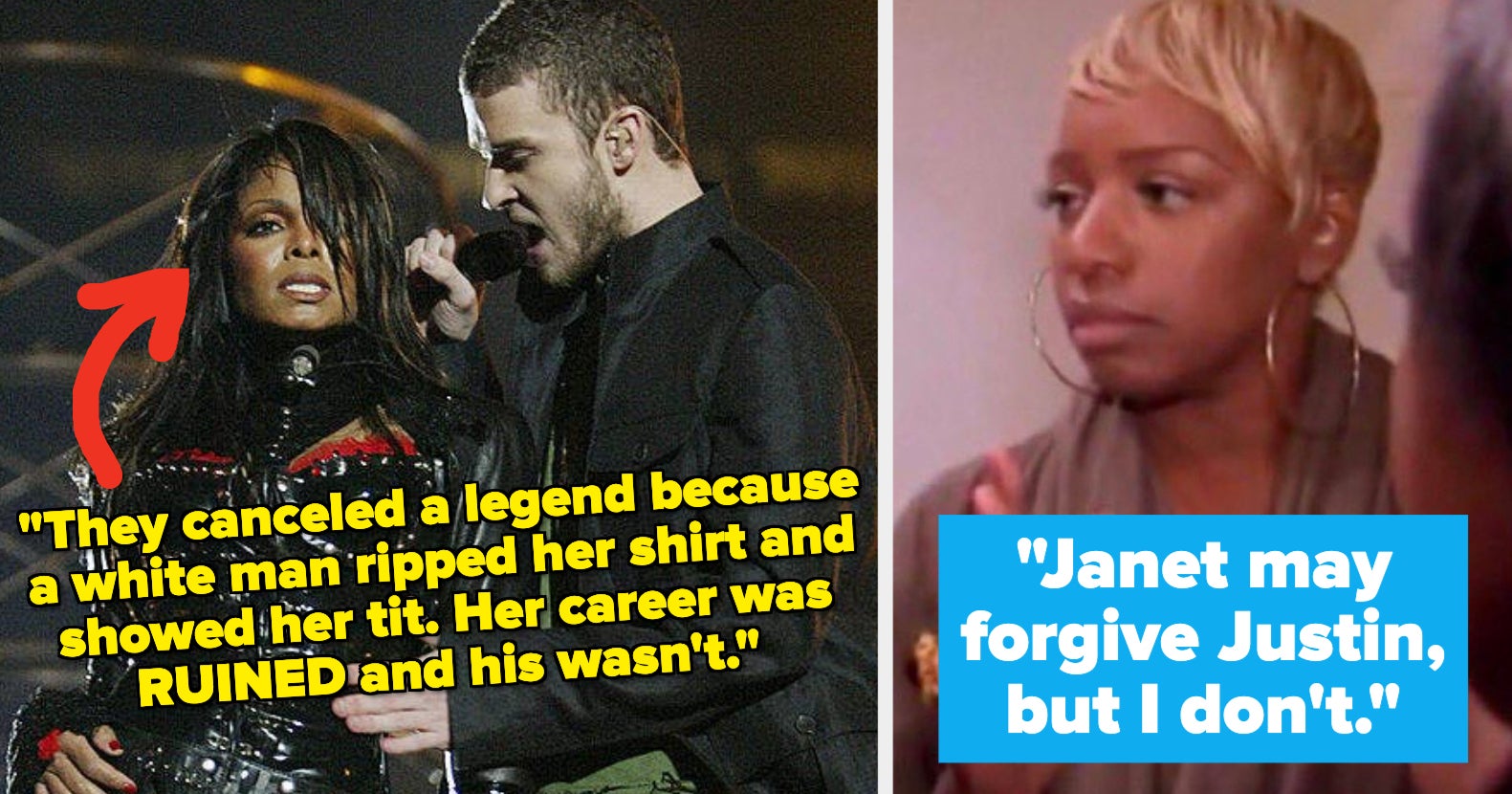 Janet Jackson Fans Still Don't Forgive Justin Timberlake After The 2004 Super Bowl Performance, And I Really Don't Blame Them