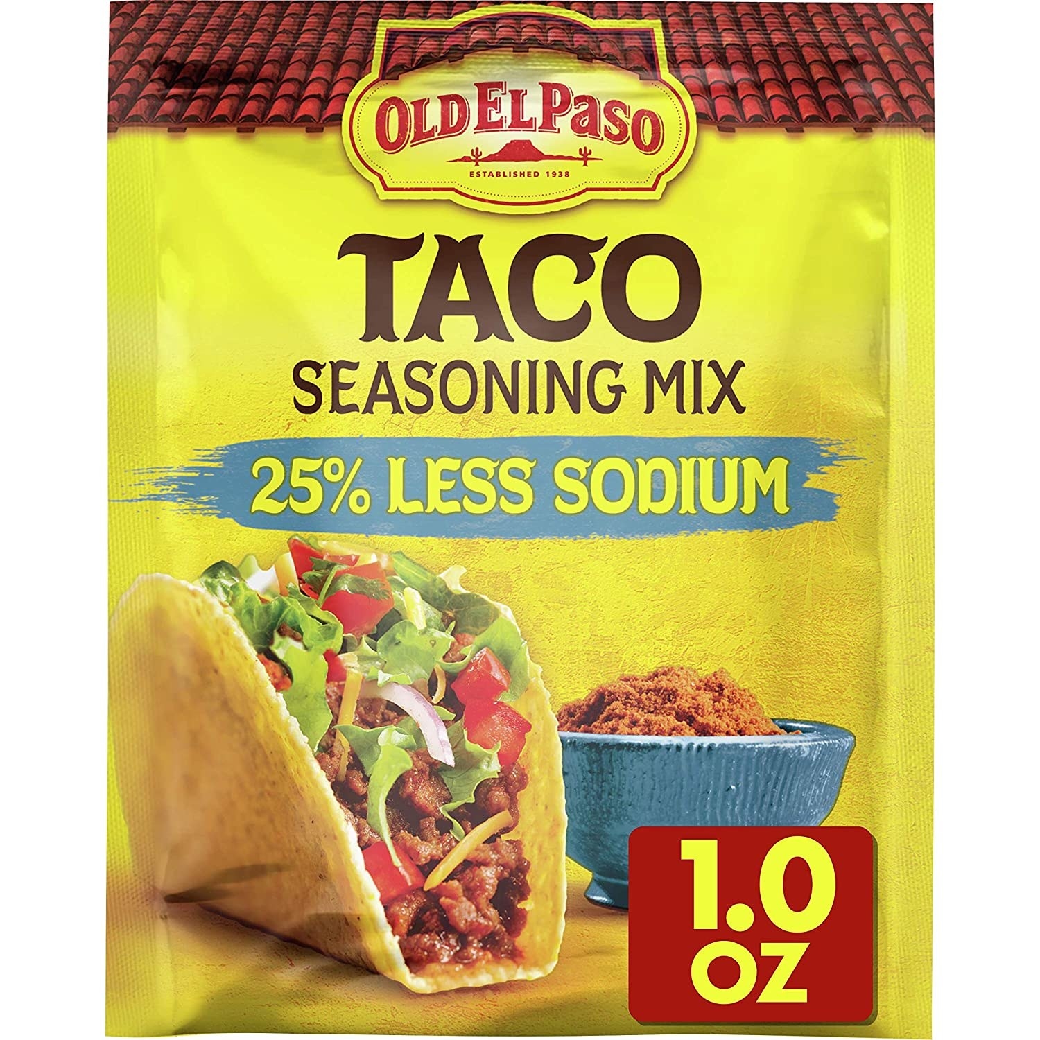 Old El Paso taco seasoning mix.