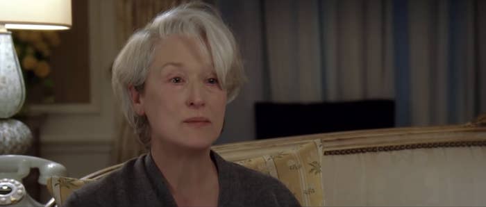 Miranda after crying in her hotel room