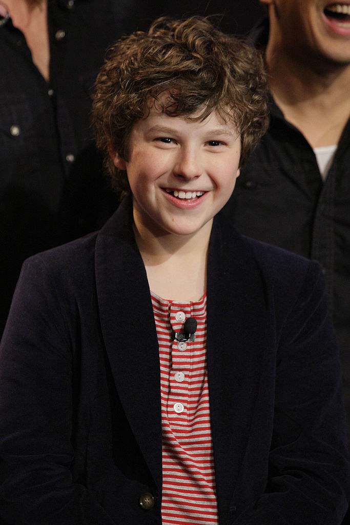 Nolan around 10 years old at the Tonight Show