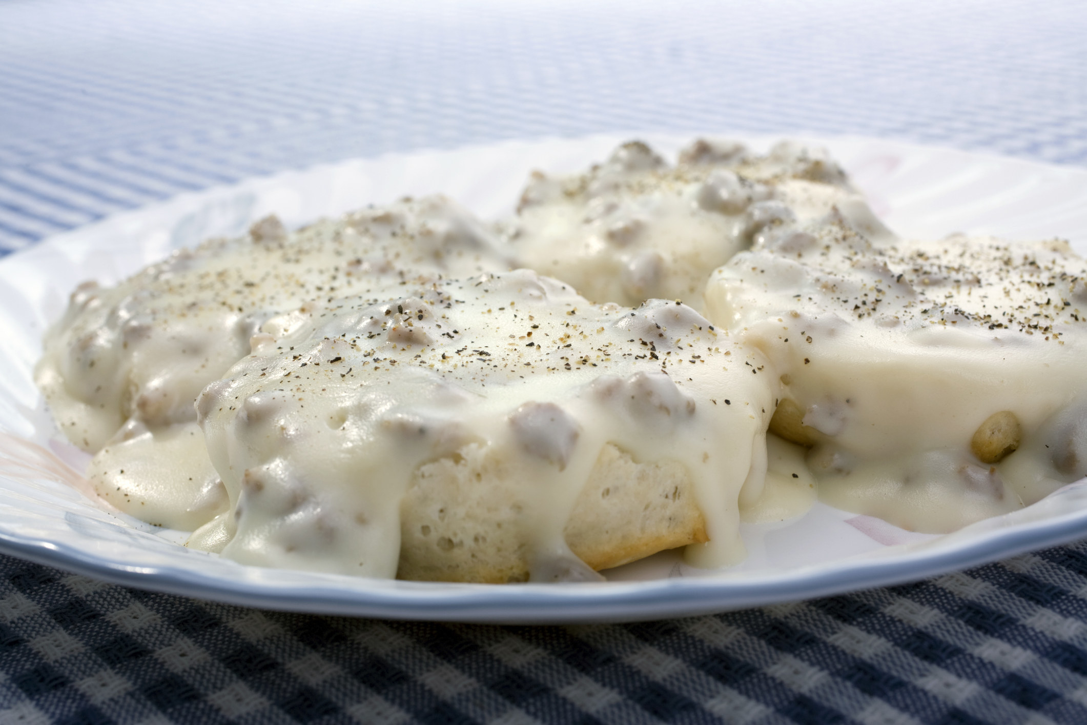 Sausage Gravy and Biscuits