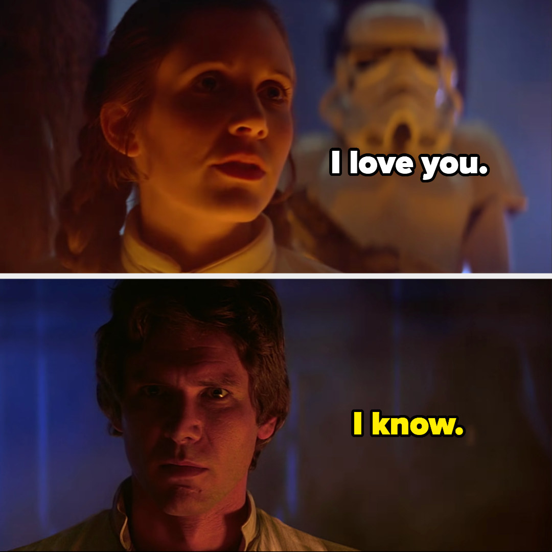 The exchange between Han and Leia