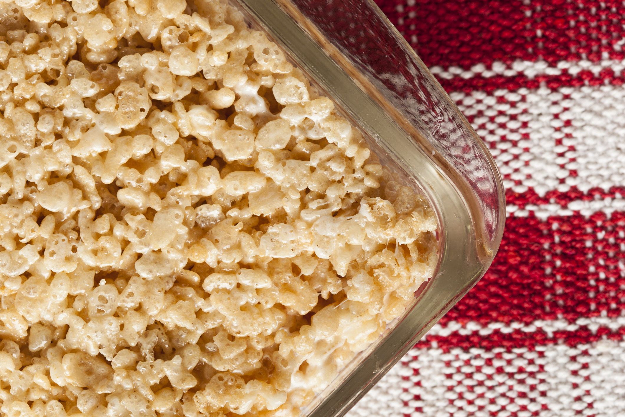 Homemade Marshmallow Crispy Rice Treats.