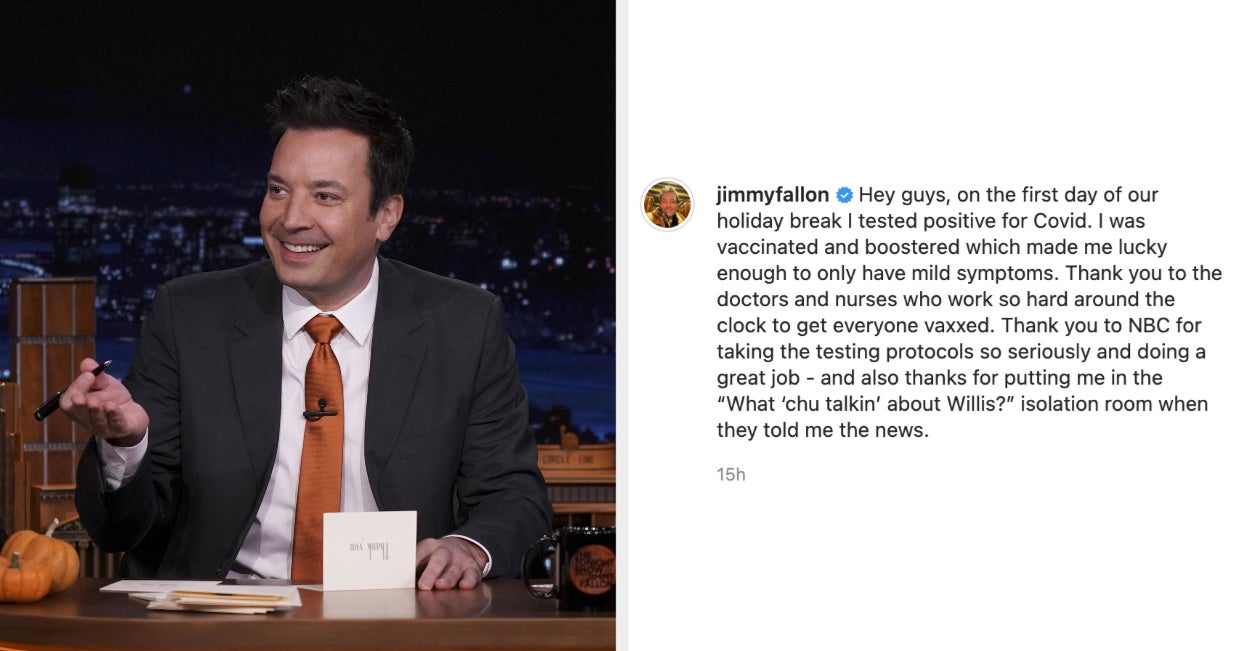 Jimmy Fallon Confirmed He Contracted A Breakthrough COVID-19 Infection And Credited Being Vaxxed And Boosted For His Quick Recovery