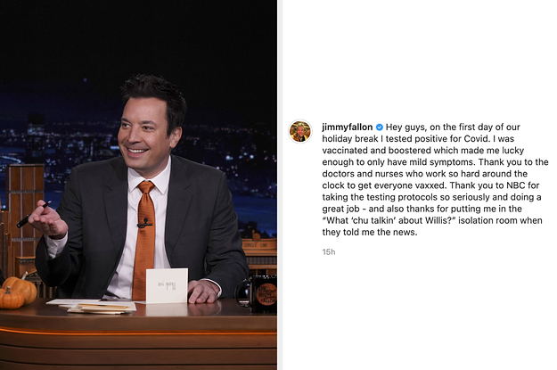 Jimmy Fallon Confirmed He Contracted A Breakthrough COVID-19 Infection And Credited Being Vaxxed And Boosted For His Quick Recovery