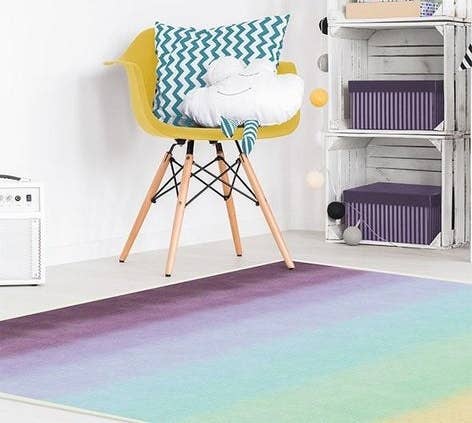 rainbow area rug