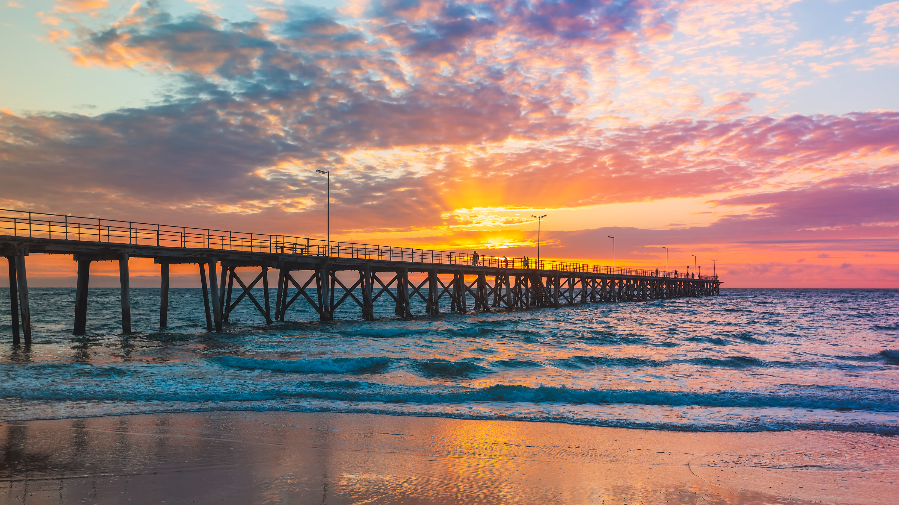 Sunset at the beach