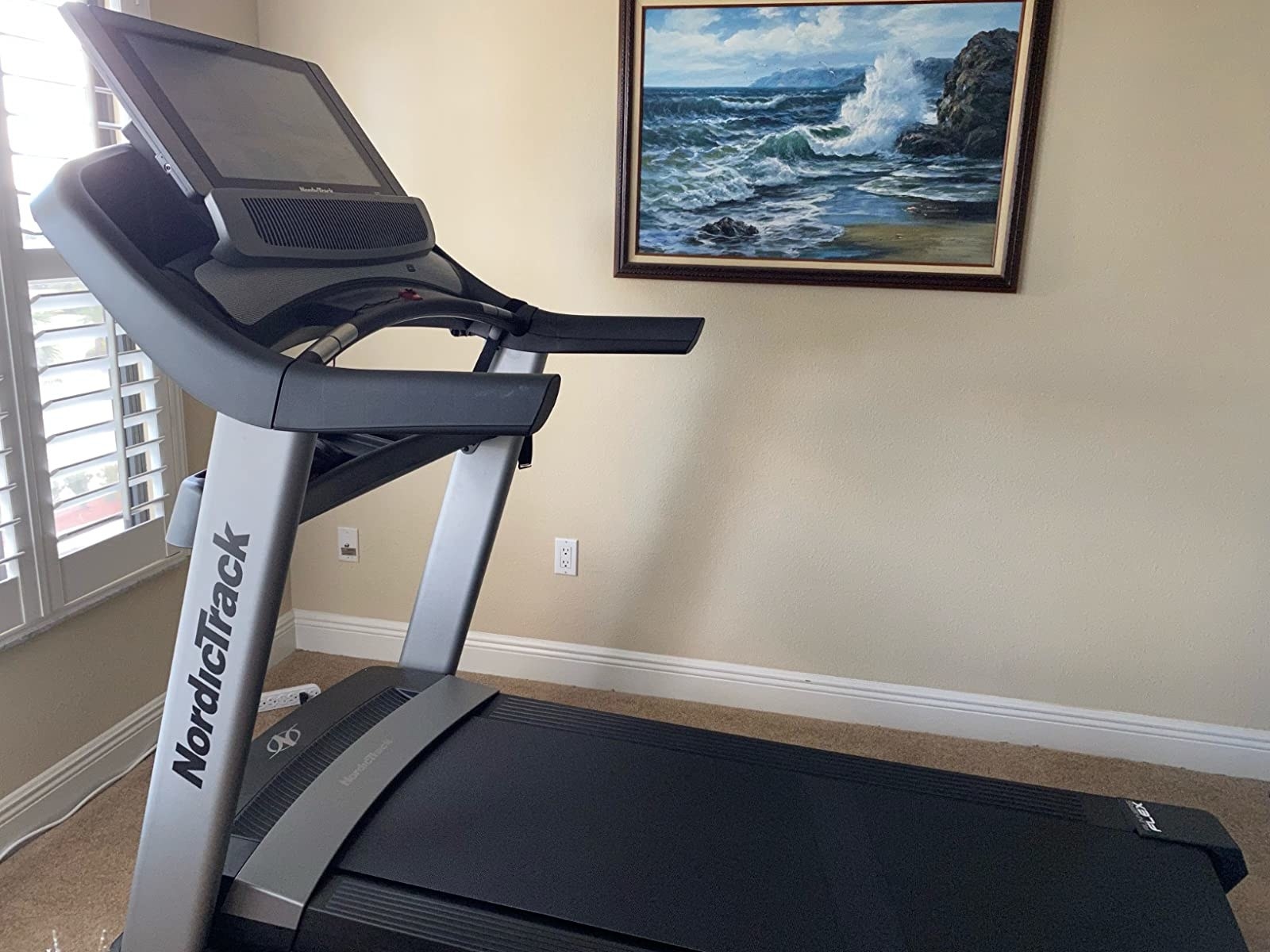 reviewer image of the treadmill