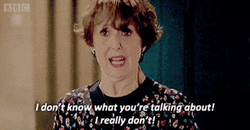 Mrs. Hudson saying