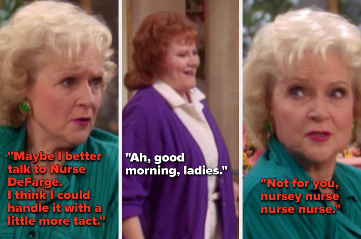 Rose conveys to Nurse DeFarge in a not-so-subtle way that she has bad news coming her way, as Dorothy plans to fire her