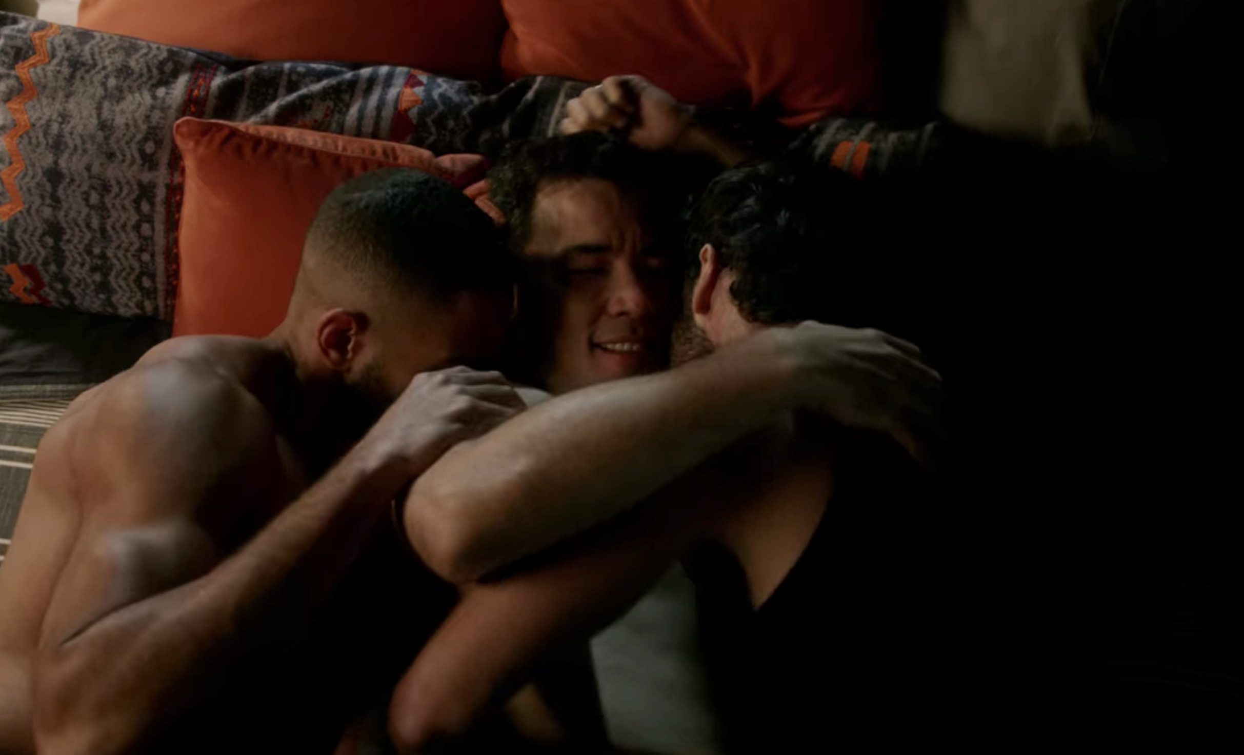 Connor and Oliver from &quot;How to Get Away with Murder&quot; having a threesome