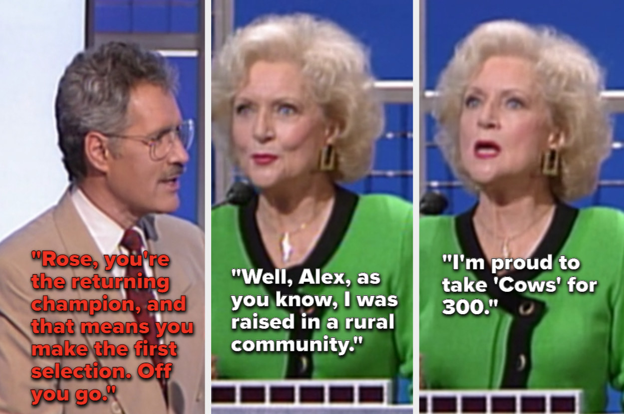 Rose chooses the category of &#x27;Cows&#x27; while she participates in &quot;Jeopardy&quot; during Dorothy&#x27;s dream