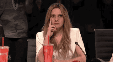 Kate McKinnon on SNL shaking her head no
