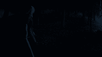 A monster screams at Geralt
