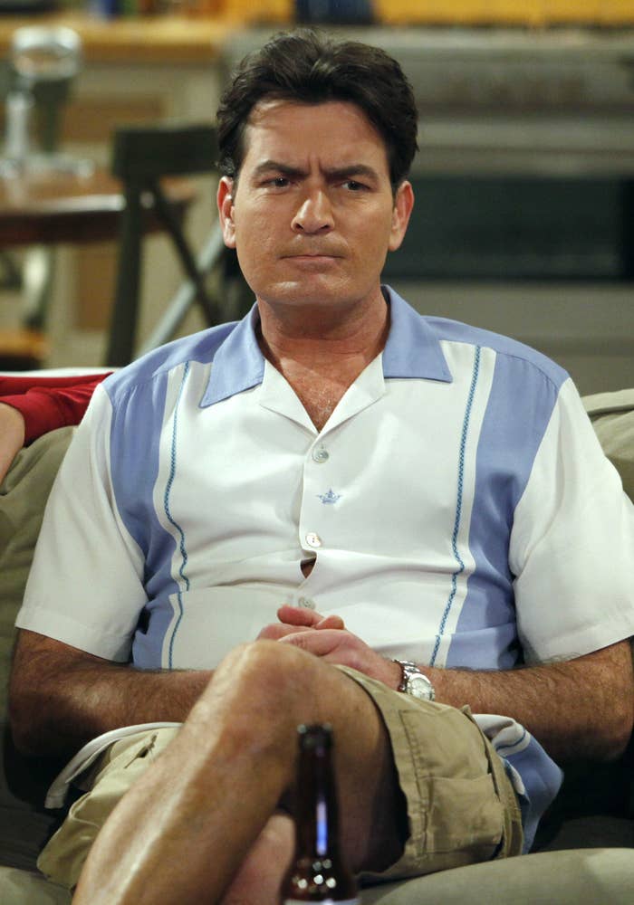 charlie sheen two and a half men shoes