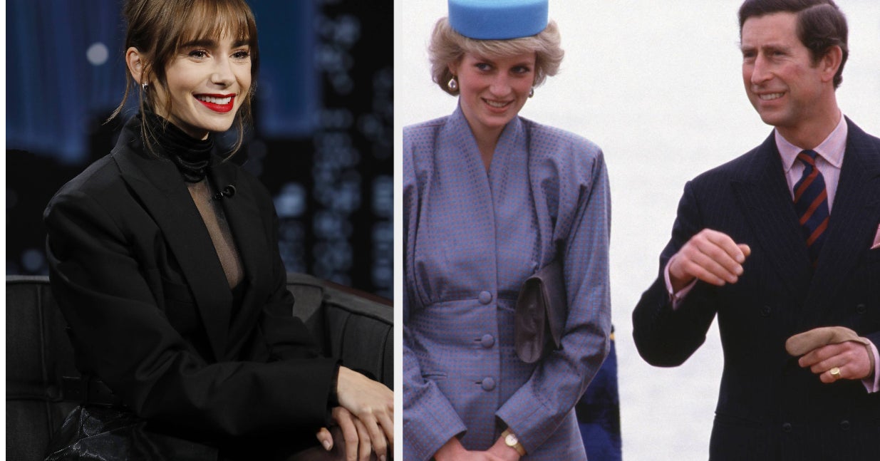 Lily Collins Reminded Everyone She Once Gave Princess Diana A Bouquet Of Flowers And Immediately Took Them Back While She Was A Toddler