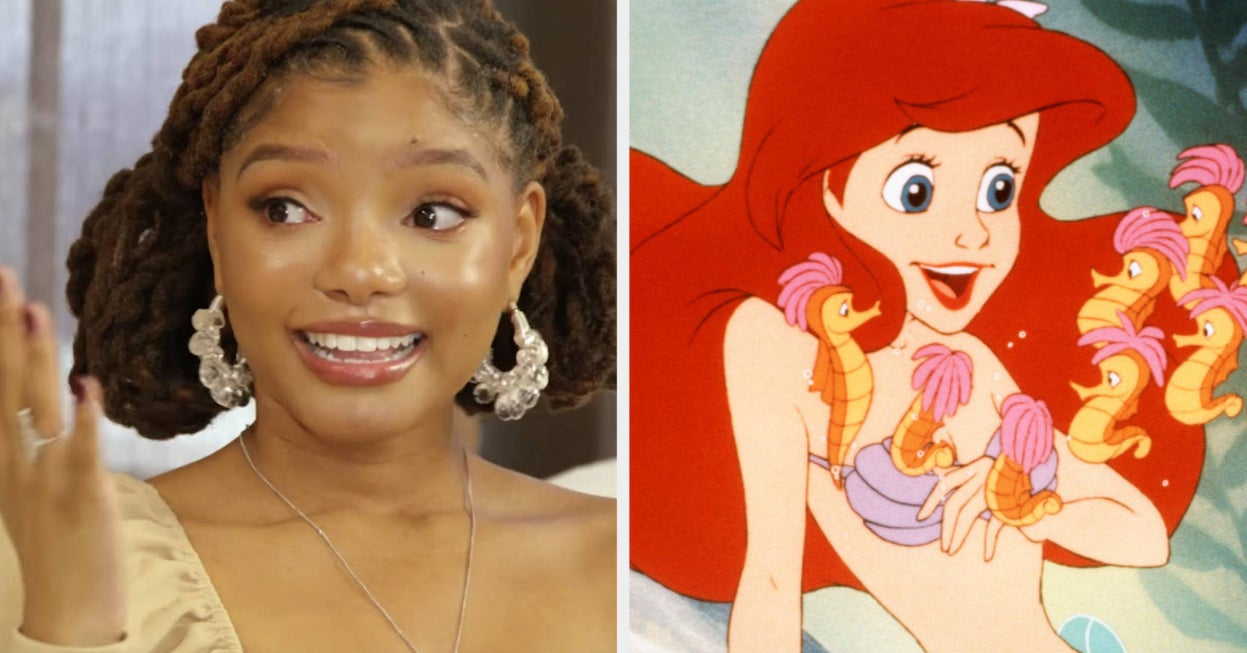 Halle Bailey Teared Up Talking About Being Cast As Ariel In "The Little Mermaid"