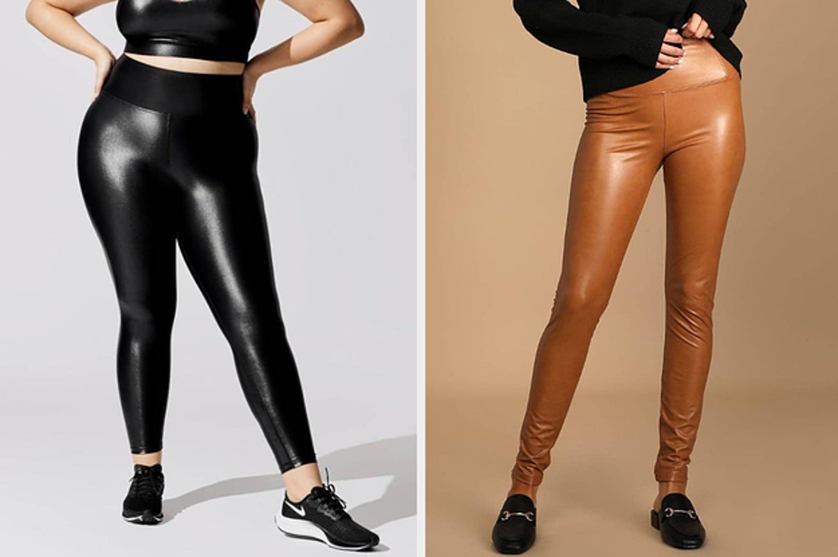 Style ideas on how to wear leather leggings. Plus size leather leggings.   Style leather leggings, Leather leggings plus size, Faux leather leggings  outfit