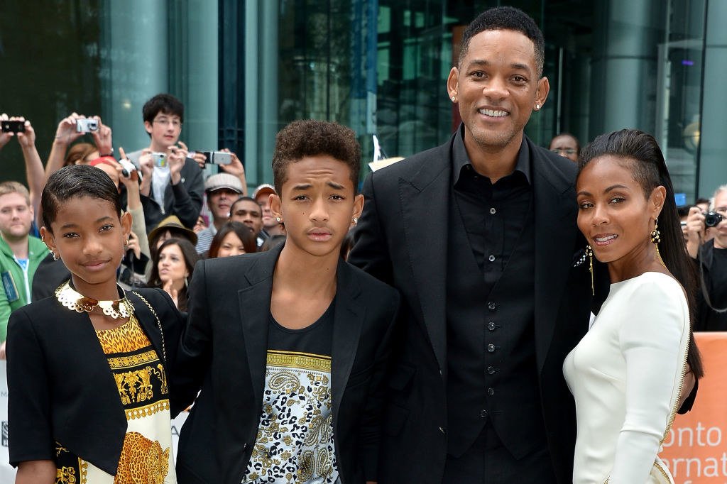 Will and Jada with willow and jaden in their teenage years