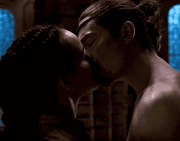 gif of two people kissing