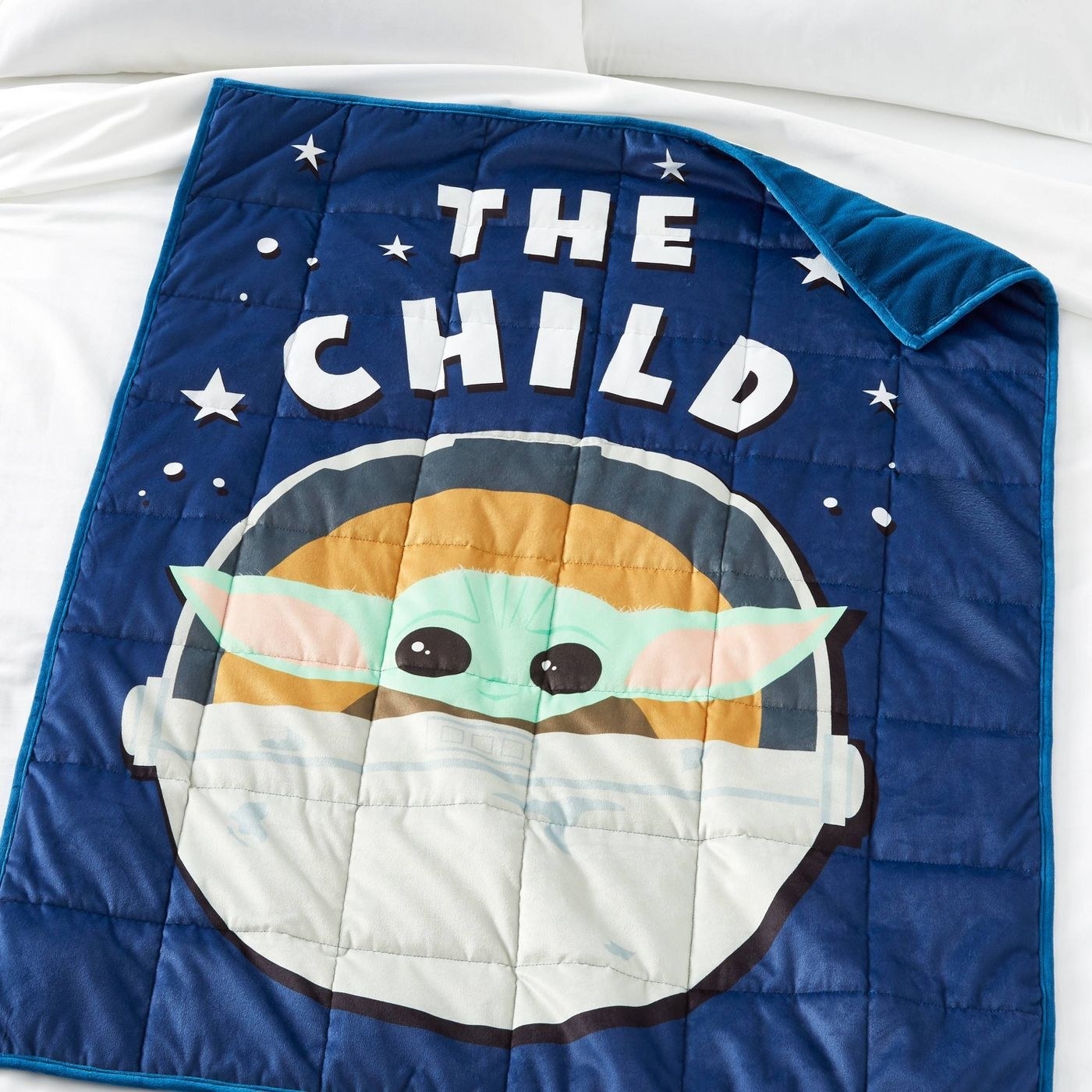 Baby Yoda weighted blanket