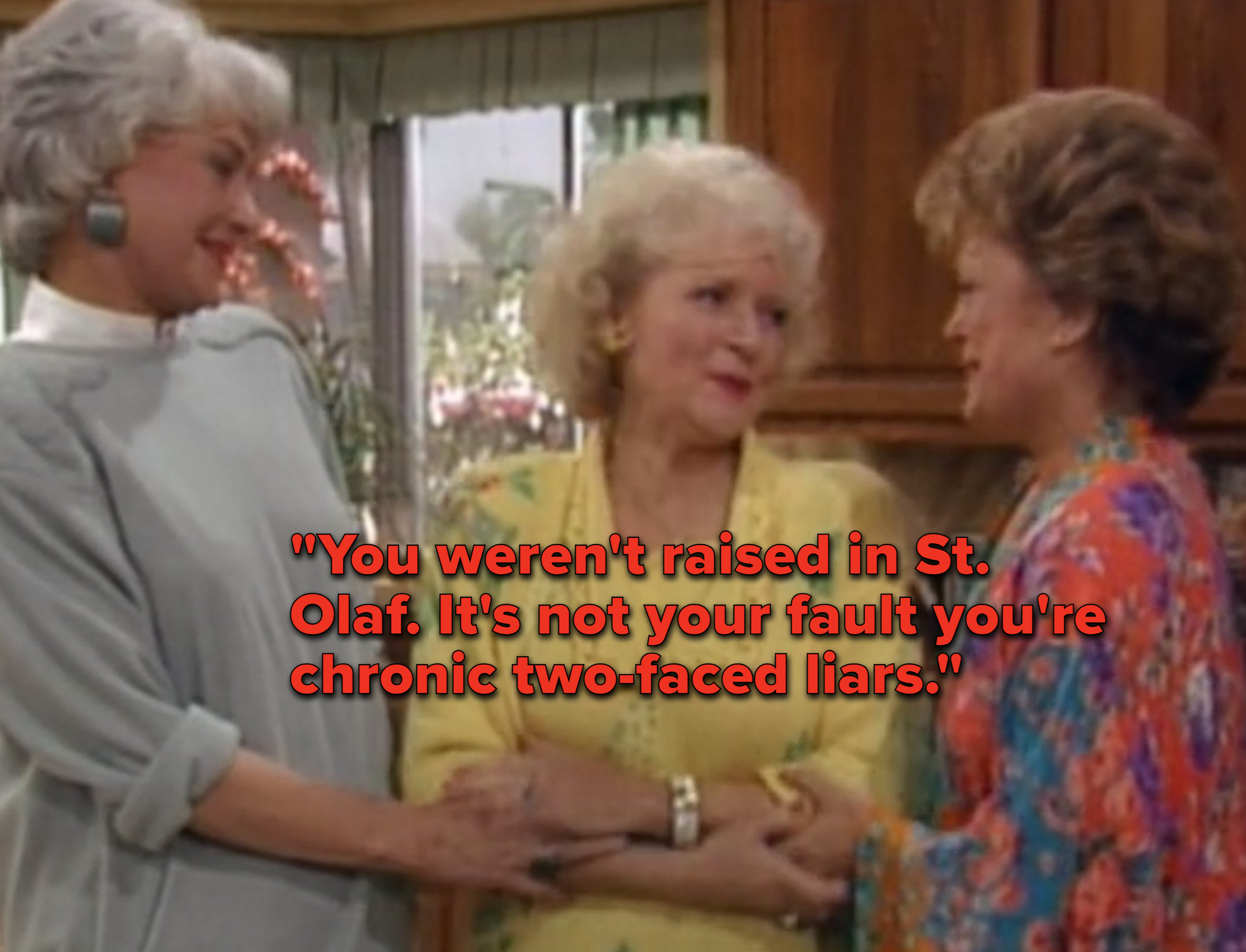Rose forgives Blanche and Dorothy for lying on her St. Olaf&#x27;s Woman of the Year Award submission form