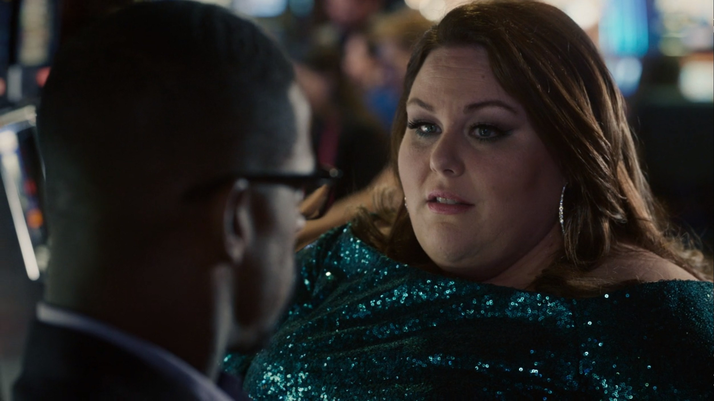 Randall and Kate interact at a party