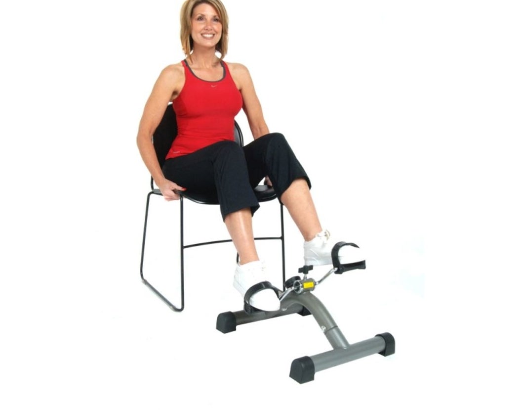 model using the foot bike