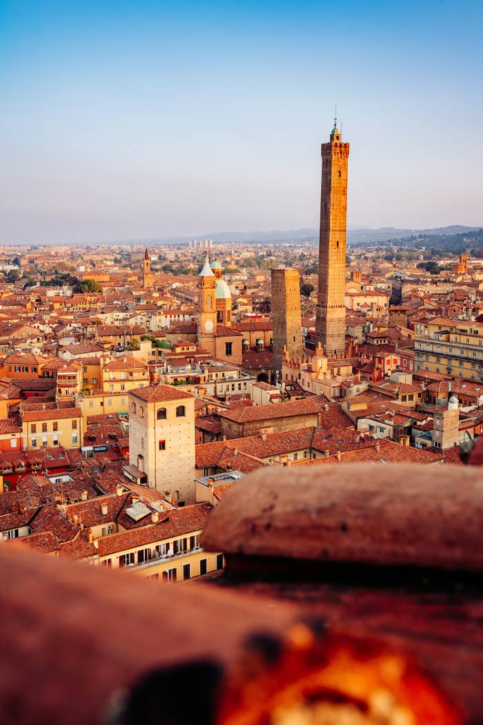 A medieval Italian town.