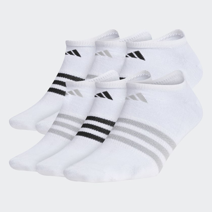 An image of a six pairs of no-show socks
