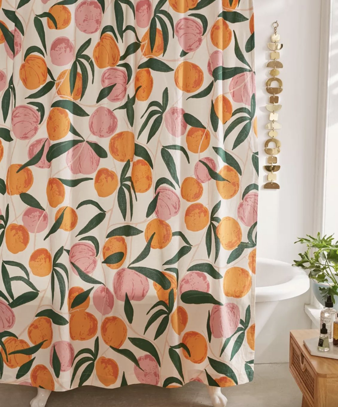 the Allover Fruits Shower Curtain