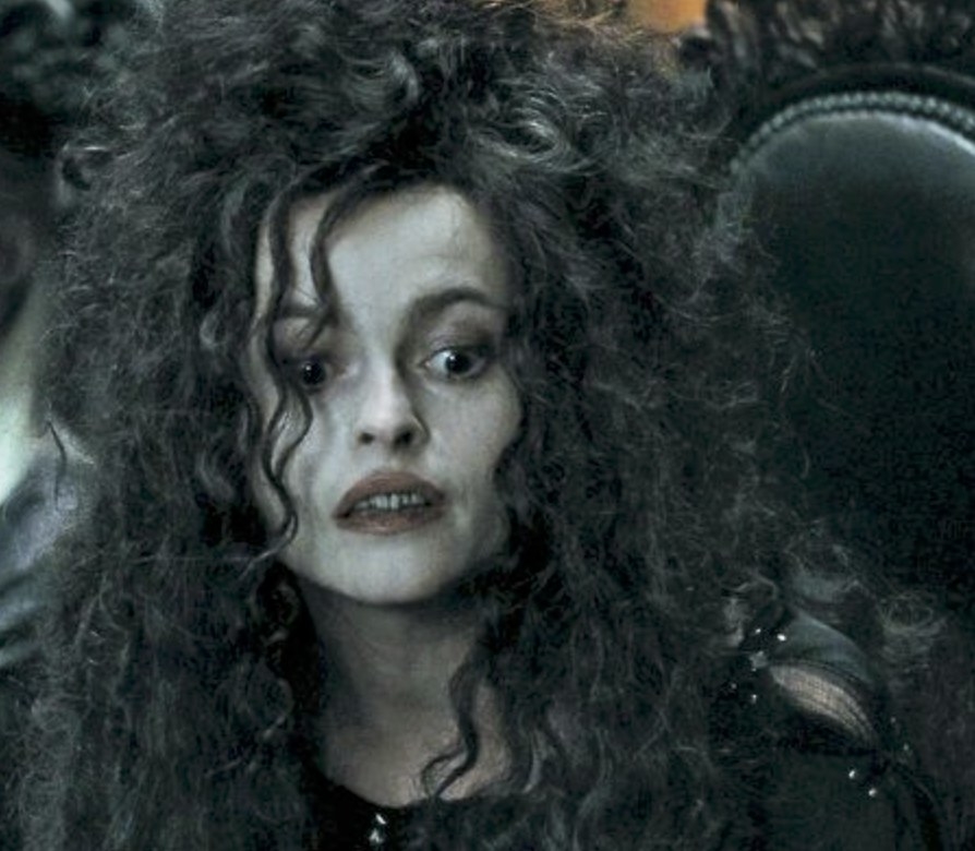 Bellatrix looking ghastly.