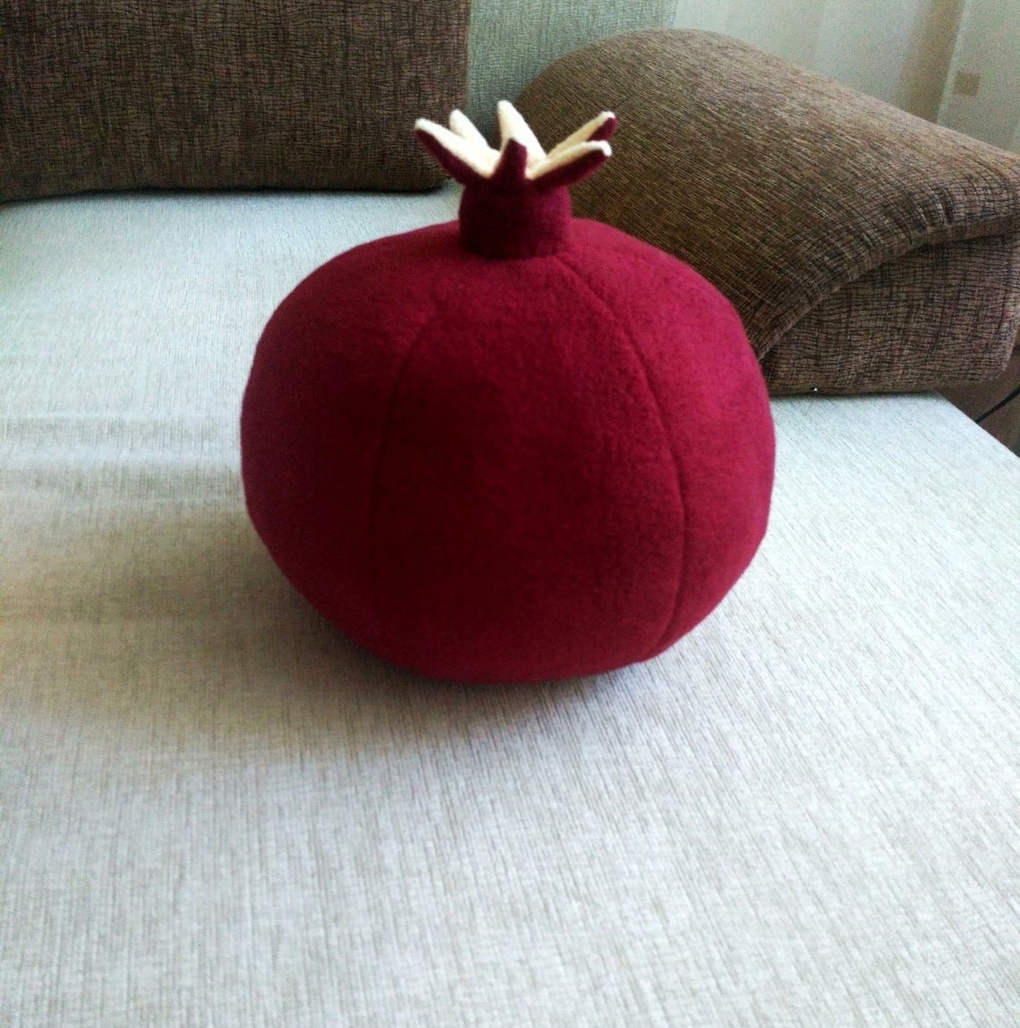 3d pomegranate pillow