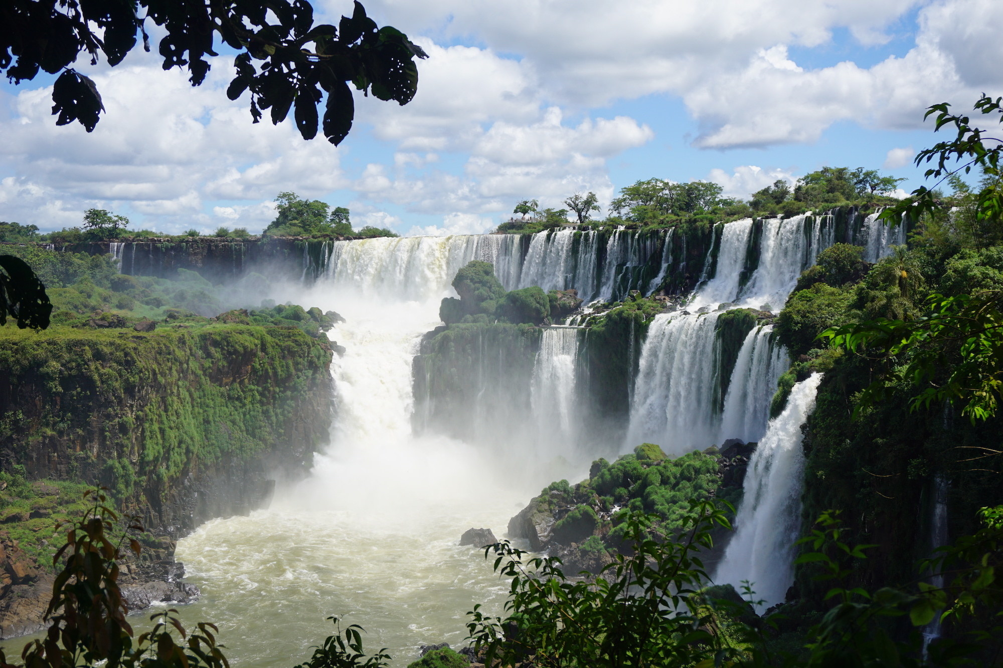 Iguazú Falls in Argentina.