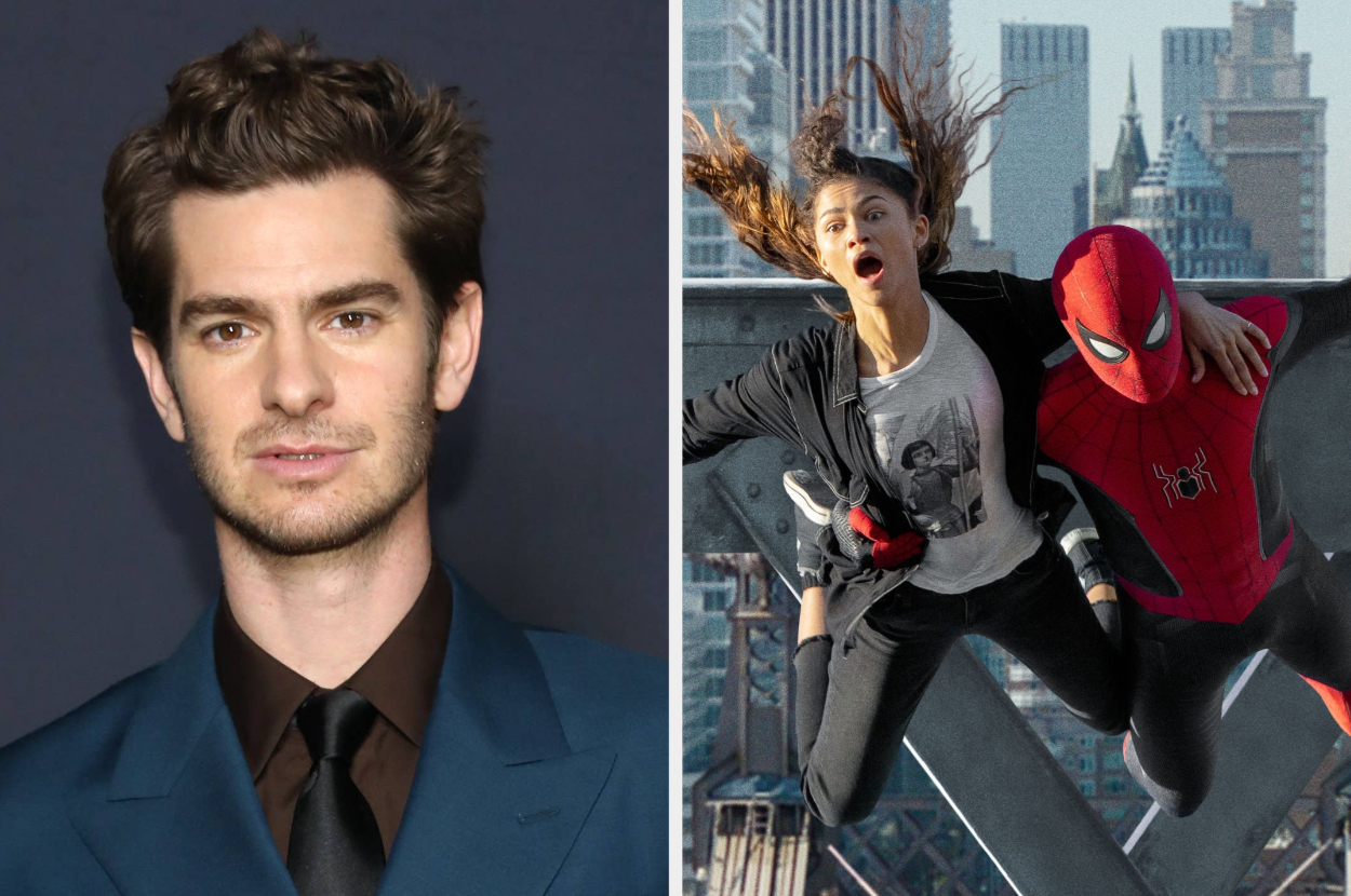 Andrew Garfield Talks Spider-Man: No Way Home Zendaya Scene