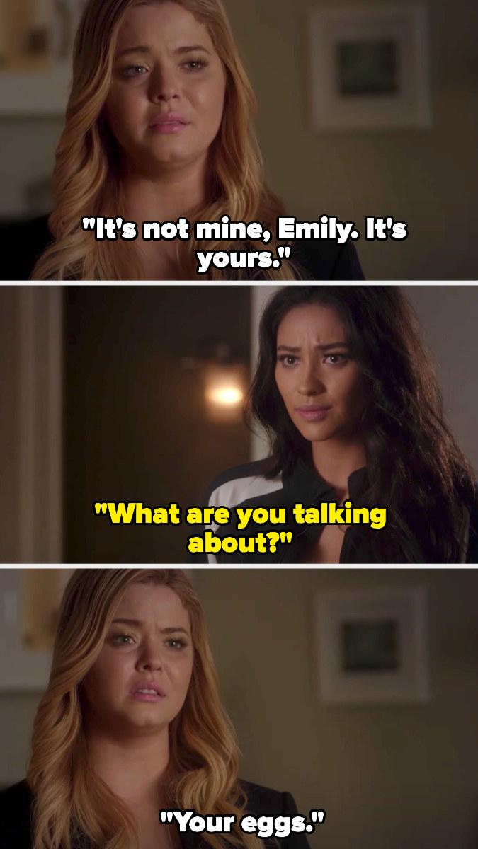 Ali tells Emily she&#x27;s pregnant with Emily&#x27;s eggs