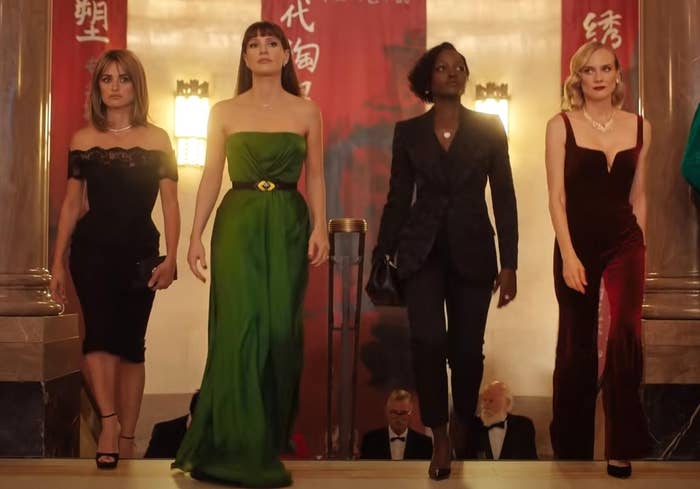 Penélope Cruz, Jessica Chastain, Lupiya Nyong&#x27;o and Diane Kruger in The 355