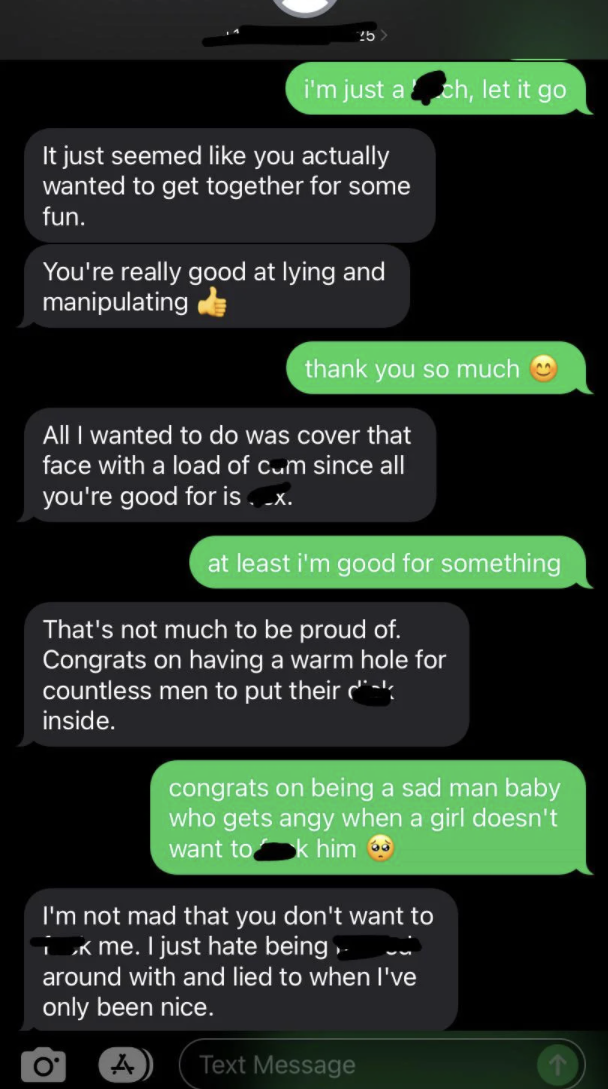 " "I'm not huffy  that you don't privation  to f*ck me. I conscionable  hatred  being lied to erstwhile   I've lone  been nice"