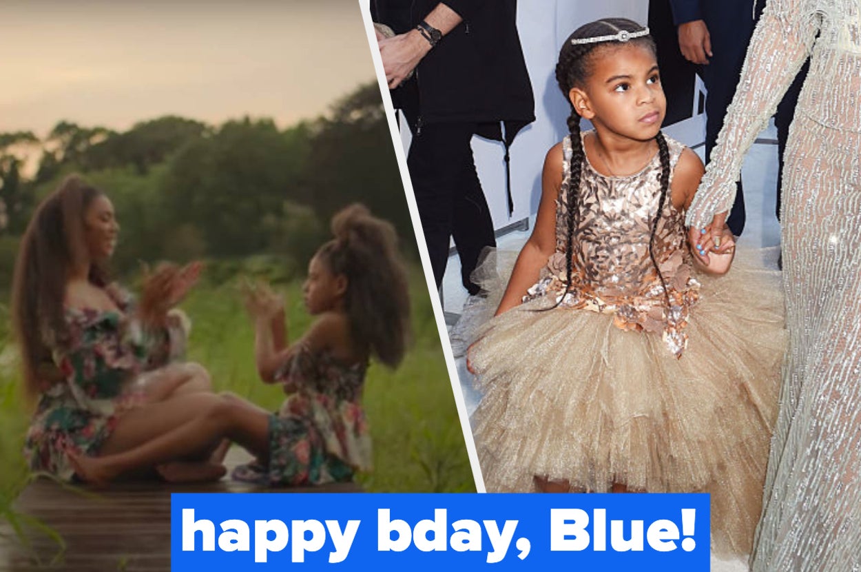 Blue Ivy with Beyonce