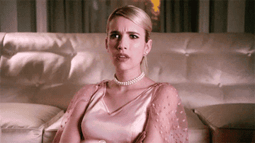 Chanel from &quot;Scream Queens&quot; looking confused