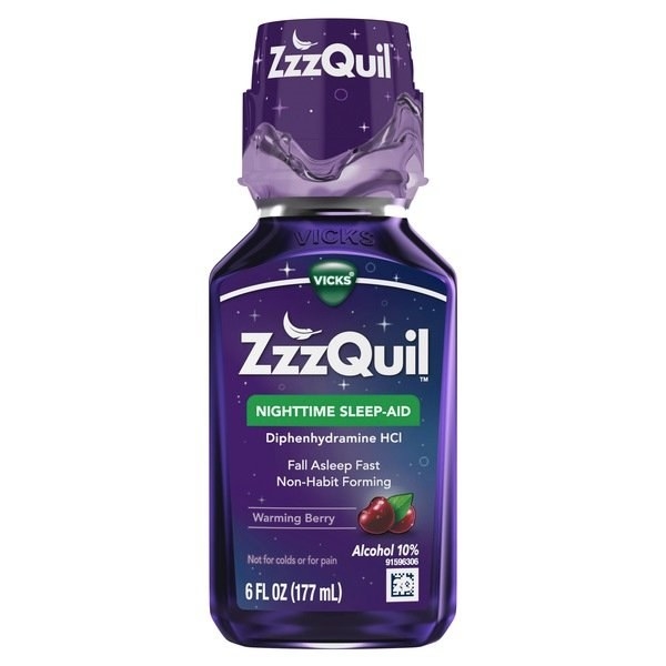A bottle of ZzzQuil